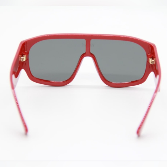 NEW VERSACE VE4439 5388/87 UNISEX RED  SHIELD SUNGLASSES VERSACE MOD 4439 538887 - Picture 8 of 11